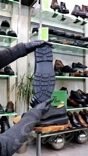 Chaussure homme en cuir véritable noir | Élégance & Confort – Flexshoes Africa