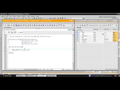 Siemens TIA Portal PLC: SCL course 03 - TP timer