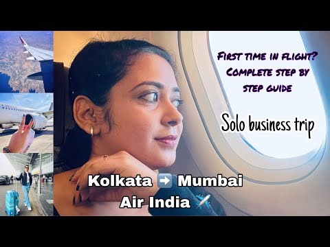 Kolkata to Mumbai Flight | Step by Step Guide for Flight Journey | Solo business trip |The Life Loop