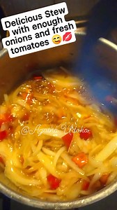 Delicious Stew with enough onions and fresh tomatoes 😋💋 #fooddelivery #viral #foodrecipe #fblifestyle #homecooking | Agatha Udoka Richards page