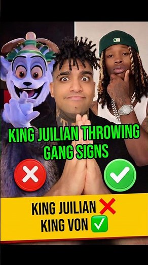 POV: King Julien Is Actually In A Gang 💀