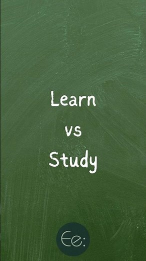Learn vs Study 📚 What's the Difference? English Explained #words #difference #meaning #esl #tips