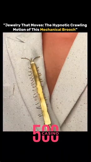 Universe🌌 on Instagram: ""Jewelry That Moves: The Hypnotic Crawling Motion of This Mechanical Brooch" --- Jewelry That Moves: The Hypnotic Crawling Motion of This Mechanical Brooch ✨🤖 • This isn’t ordinary jewelry — it’s wearable engineering. • Tiny mechanical parts create lifelike crawling movements. • Each segment is crafted with incredible precision. • The motion feels so real it almost looks alive. • Miniature gears work together in perfect rhythm. • Every shift and slide is carefully cali