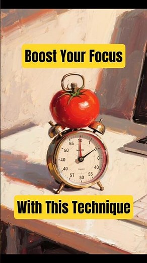 Boost Your Focus With This Simple Technique ⏱️ #pomodorotimer #productivity #shorts