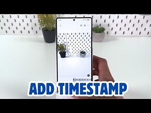Samsung Galaxy S25 Ultra Guide - How to Add a Date & Time Stamp on Your Photos