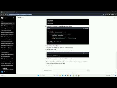 run python parameters in Google Colab