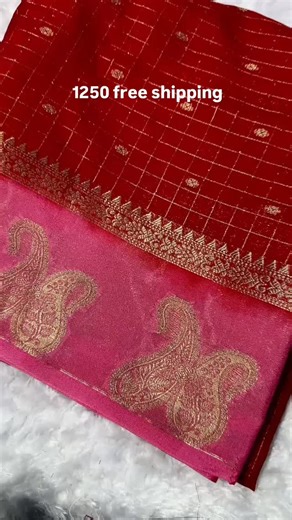 saicollections49 on Instagram: "1250 free shipping *✨ super hit new collection*✨ *MULTIPLIES READY TO DISPATCH* 😍🥳 *RICH PALUU SAREE* 🌷super premium georgette sarees.. UNIFORM design . Full washable *saree weight 450 gram* 🌷Blouse is shown in video.. perfectly match blouse pics 🌷Too soft and lite weight..for official look👌👌 *💼💼price:1250* ***Free Shipping BOOK NOW *Bolo radhe radhe*✨"