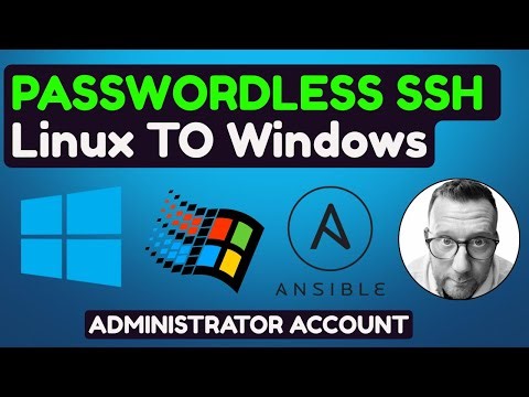 Ansible: Achieve Passwordless SSH Connectivity: Linux to Windows Administrator Account Tutorial