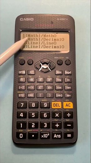 How to reset your Calculator and setup display modes or your calculator