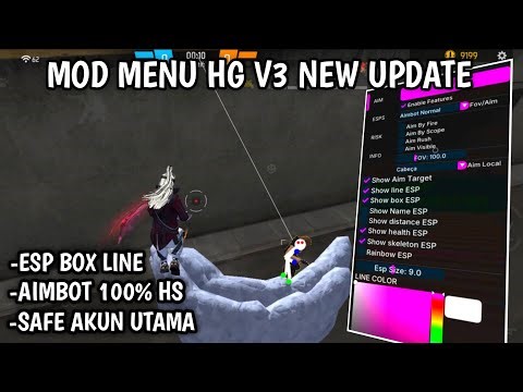 NEW UPDATE OB51 MOD MENU FF AUTO HEADSHOT + ESP LINE + AIMBOT NO DRAG HS MOD MENU RH HACKER HG V4