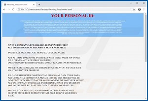 Deadfiles Ransomware