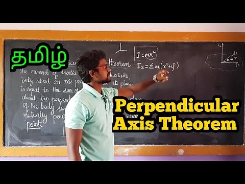 Perpendicular|Axis|Theorem|Physics 11|Tamil|MurugaMP