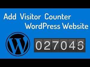 How To Add Visitor Counter WordPress WebSite | Curious Zone 9
