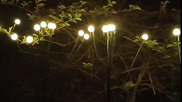 Upifen Firefly Solar Garden Lights, 4 Pack 32 LED Firefly Solar Powered Lights Swaying Φ20mm/0.8 inch LED Outdoor Waterproof Solar Lights for Yard Patio Christmas Decoration, Warm White - Amazon.com