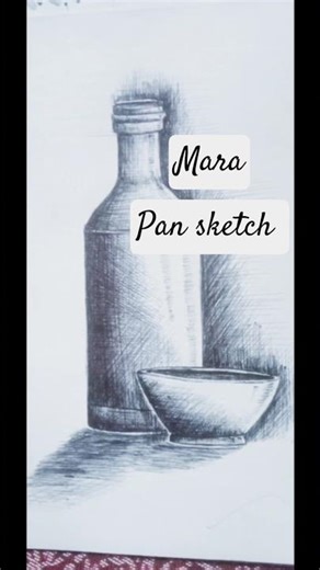 pan drawing 🔥💥🤯💀 . how to use pan for sketching .how to use pan .draw with ball pan .#art #shorts