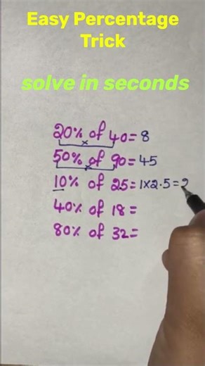 PERCENTAGE TRICK | APTITUDE TRICKS
