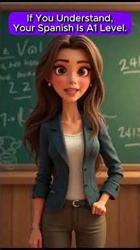 Spanish quiz: beginner level, Test your Spanish! is A1 B1. #shorts