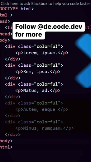 Vs code tips and tricks part 1 || SAVE FOR LATER 📲Boost your web dev skills🧑‍💻@de.code.dev Frontend development web development HTML CSS Javascript React...#learntocode #webdevelopers ##developerlife #html #css #frontenddev #webdev #css3 #softwaredeveloper #html5 #angularjs #developer #coding #vscodes #htmlcss #frontend #website #css3 #webdeveloper #webdevelopment#htm15 #web #websites #app #apps #reactjs #programmers #typescript#programming | De.code.dev