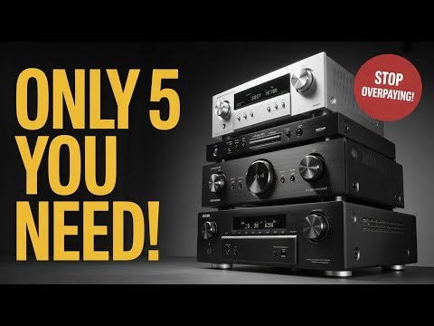 Your Home Theater is Incomplete. The 5 Best AV Receivers Right Now