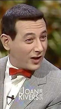 Pee-wee Herman Brings the Fun to Joan Rivers! #Shorts #JoanRivers #ClassicTV #peeweeherman