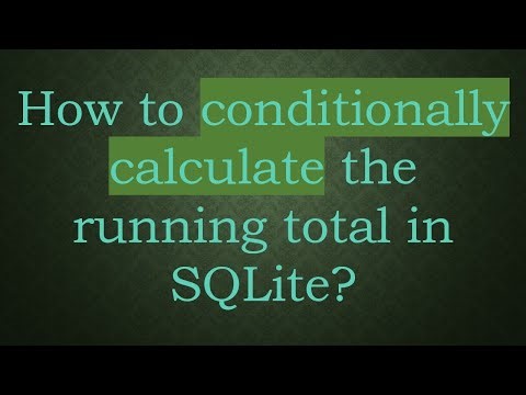 How to conditionally calculate the running total in SQLite?