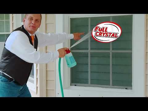 Fuller Brush Full Crystal - Cleans Windows, Screens, & Glass at the Same Time!