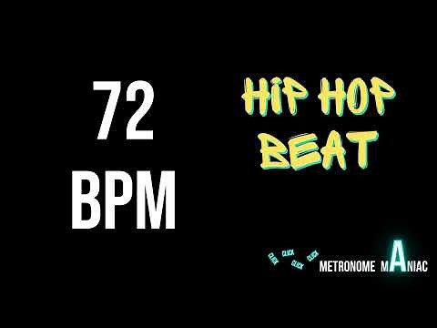 Drum loop - HIP HOP beat - 72 BPM