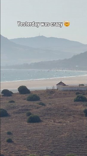 A Different View of Tarifa 🌊🪁 | How Many Kites Can You Spot?