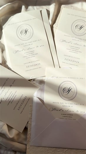 WIN YOUR WEDDING CONTENT WITH SELAH FILMS To celebrate the month of love , we are gifting one couple ! 🤍 The prize : - 6 hours of content creation coverage - 3 edited reels - 1 edited camcorder video / reel - 24 Film photos (35mm) Eligibility: 1. Couple has to get married in 2026 2. Only applies to weddings in Cape Town and surrounding areas. ( Paarl / Stellies / Wellington/ Franschhoek etc) How to enter: 1. Follow Selah Films 2. Share this post to your story and tag Selah films ( so we can see