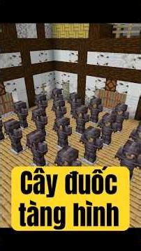 Cây đuốc tàng hình #minecraft