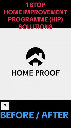1 STOP HOME IMPROVEMENT PROGRAMME (HIP) SOLUTIONS 𝑆𝑝𝑒𝑐𝑖𝑎𝑙𝑖𝑠𝑒𝑑 𝐼𝑛 𝐷𝑢𝑠𝑡-𝑃𝑟𝑜𝑜𝑓𝑖𝑛𝑔, 𝑃𝑜𝑠𝑡 𝐻𝐼𝑃 𝐶𝑙𝑒𝑎𝑛𝑖𝑛𝑔 & 𝑃𝑎𝑖𝑛𝑡𝑖𝑛𝑔. Engage us for more than 2 services for $100 cash rebate! For more enquiry please contact us at: Whatsapp: 96432666 Or Email: homeproofsg@gmail.com #homeproof #hip #hdb #homeimprovementprogramme #dustproof #cleaning #postrenovationcleaning #posthipcleaning #painting #hdbhub #renovation #contractor #handyman #service #commercialoffice #singap