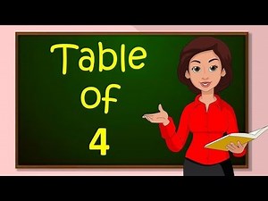 "Learn the Table of 4! | Fun and Interactive Multiplication for Kids"