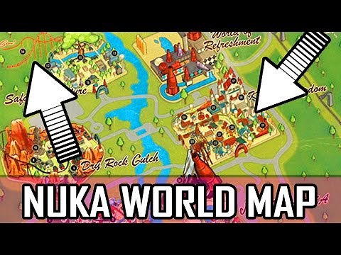 Fallout 4 NUKA WORLD MAP! MAP! MAP! Secret Locations & Much MORE!!!