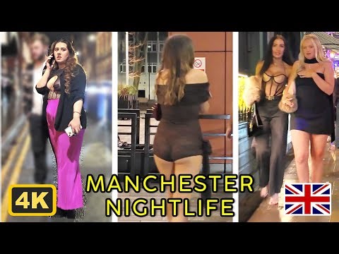 Manchester Nightlife Madness 🇬🇧 | Crazy Street Party on Deansgate | 4K Night Walk