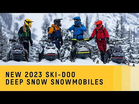 The 2023 Ski-Doo Deep Snow lineup