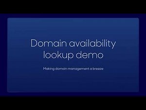 How to Perform a Domain Availability Lookup in OpenSRS