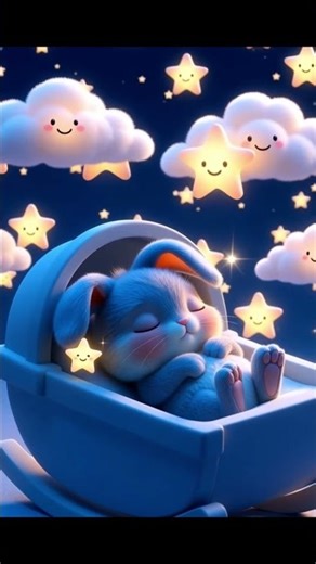 Good Night Little Bunny 🐰✨ | Soothing 3D Cartoon Short
