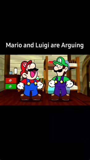 Mario and Luigi Arguing - Funny Comedy Animation