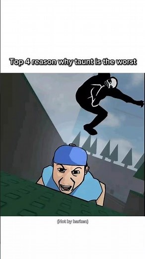 Reason why taunt is worst ability 🧱 | #dieofdeath #roblox #memes #taunt