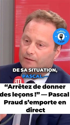 “Arrêtez de donner des leçons !” — Pascal Praud s’emporte en direct