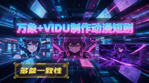 万象 VIDU制作精品漫剧（批量自动化多参一致性方案）