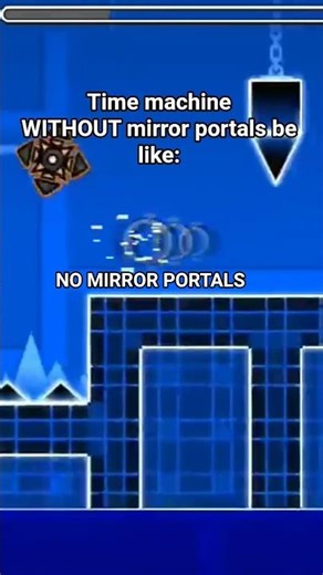 time machine without mirror portals #gd #geometrydash #timemachine
