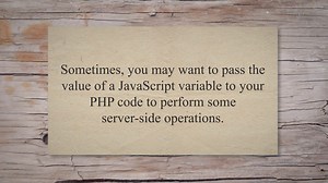How To Javascript Variable In Php