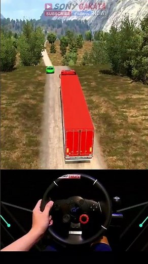 Scania - Euro Truck Simulator 2 feat. Logitech DFGT #Shorts