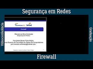 💻 Segurança em Redes - Conceitos Firewall / NETFILTER / IPTABLES - (WEBCONFERÊNCIA)