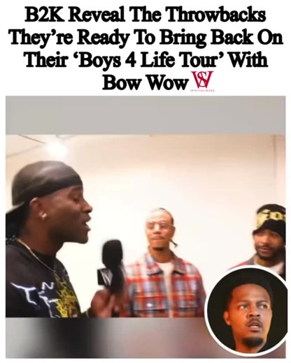 Spiritual Word on Instagram: "#PressPlay: @SpiritualWord caught up with #B2K in #LA as they gear up for their reunion with #BowWow on the Boys 4 Life Tour — their first time touring together since the 2002 Scream II era. 🔥 #Family, yall pulling up? 👀 SW Staff: Yusef R. (@yusefireown) (🎥: @jchrxstopher)"