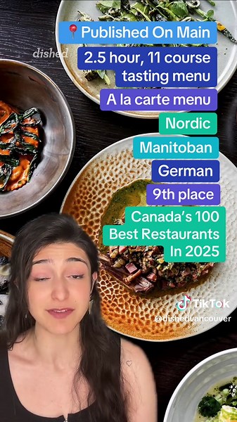 Top Vancouver Restaurant Publishes Award-Winning Menu