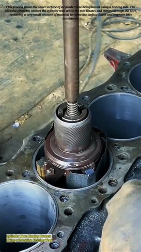 Cylinder Bore Honing Process Using a Precision Honing Tool