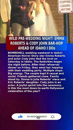 💥Emma Roberts (35) MARRIES CODY JOHN IN IDAHO (2026) #BreakingNews #Celebrity