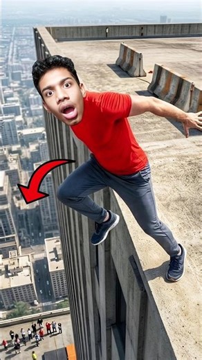 Jump From Building Chellenge 😵🔥#shorts #trending #viral